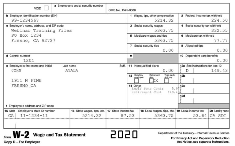 New W-2 Box 14 Printing Options - Datatech